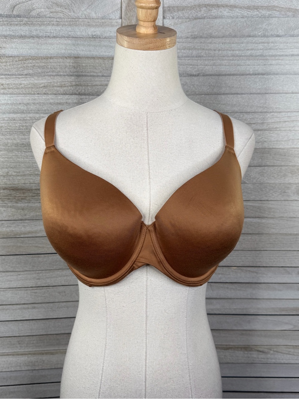 AUDEN "The Icon" Lightly Lined Full Coverage Underwire Bra Brown-40D